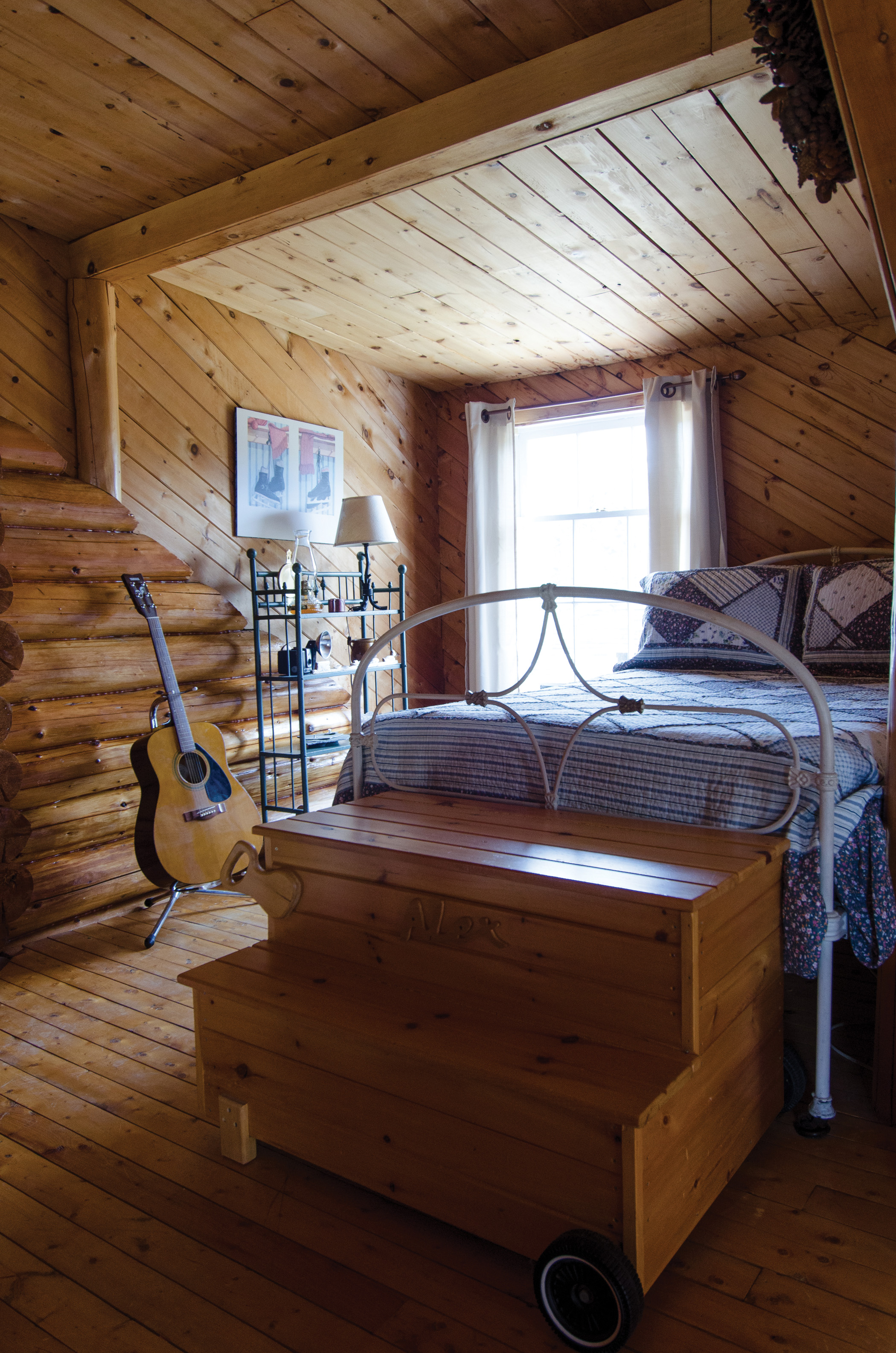 Cabin Tour: A Rustic, Off-Grid Log Cabin In The Woods